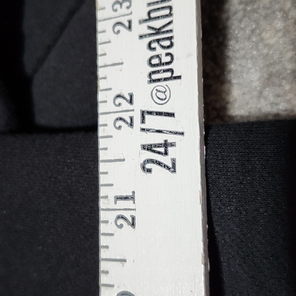 HURLEY LOGO BLACK THICK FLEECE DRAWSTRING HOODIE SWEATSHIRT - Picture 9 of 12